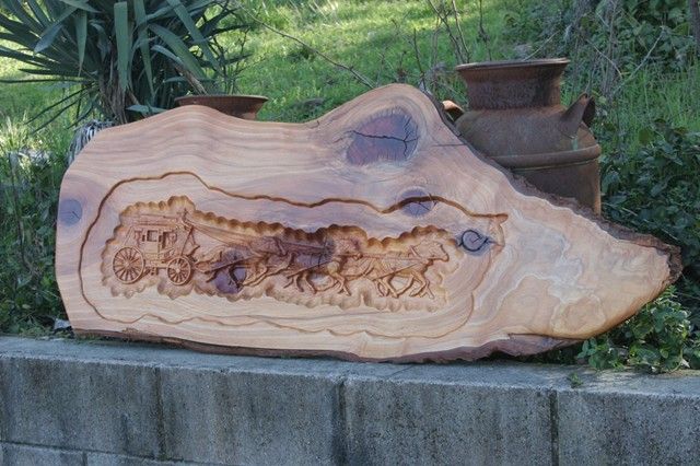 Redwood Dished 3D Carving