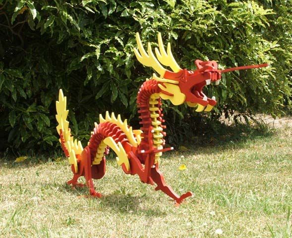 3D Dragon Sculpture
