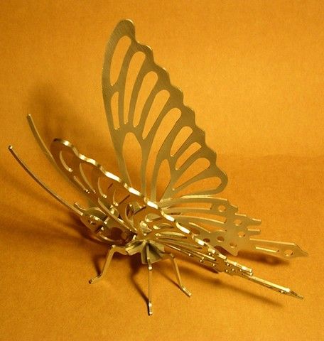 Metal Butterfly Sculpture
