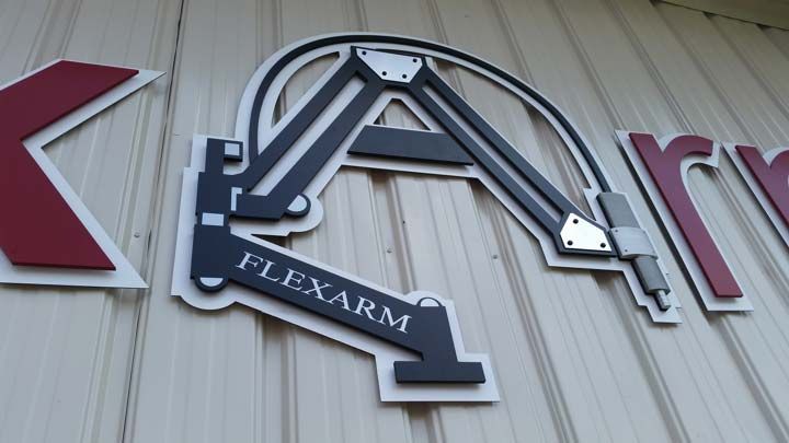 Flex Arm Shop Sign