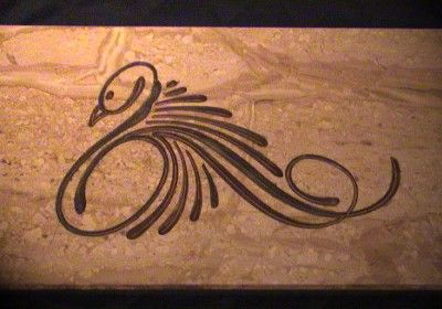 Marble Swan Carving