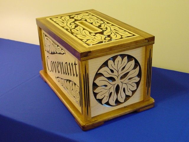 Floral Wooden Covenant Box