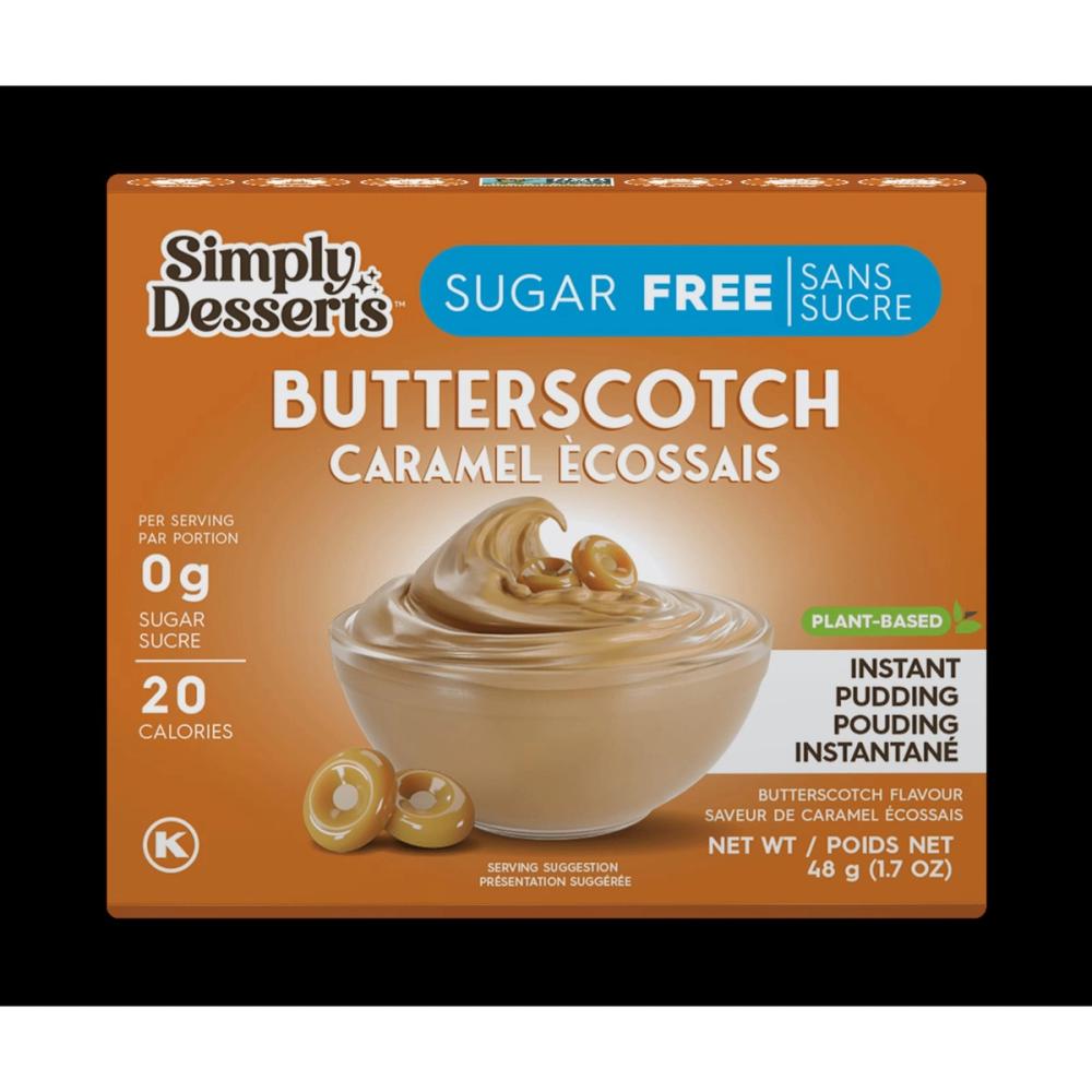 Simply Desserts Sugar-Free Butterscotch Instant Pudding Mix 48g