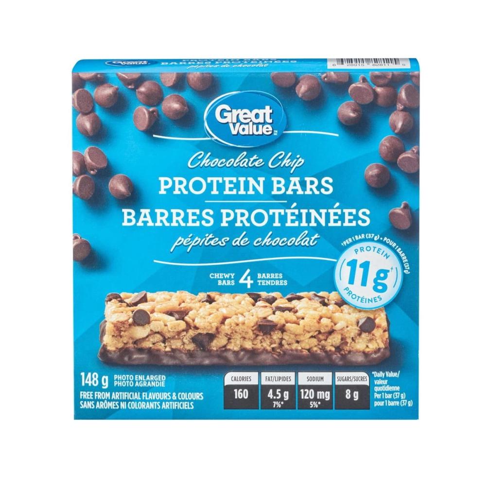 Great Value Chocolate Chip Protein Bars