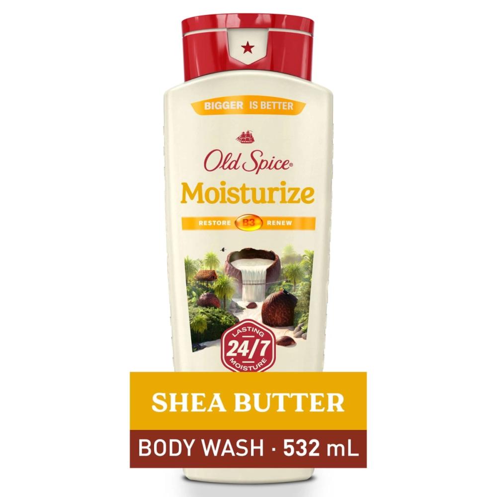 Old Spice Moisturize Shea Butter Body Wash 532ml