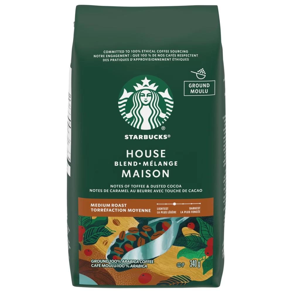 Starbucks House Maison Medium Roast Ground Coffee 340g