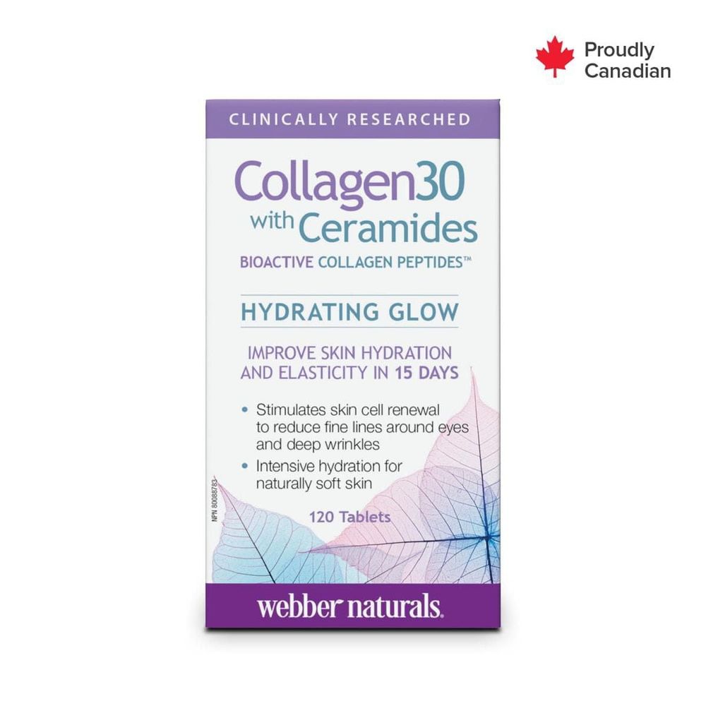 Webber Naturals® Collagen30 with Ceramides -120 capsules
