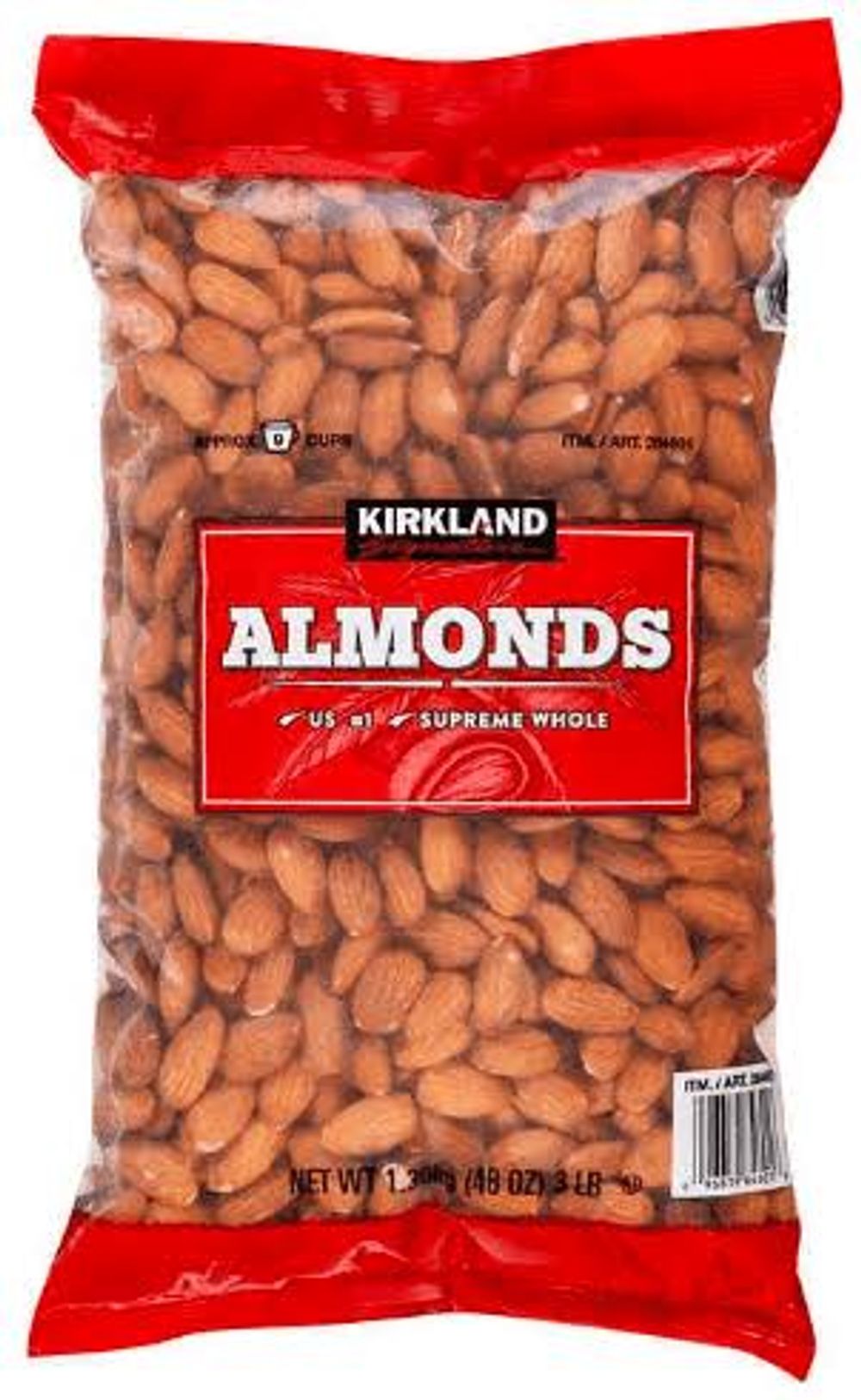 Supreme Whole Almonds, 1.36kg