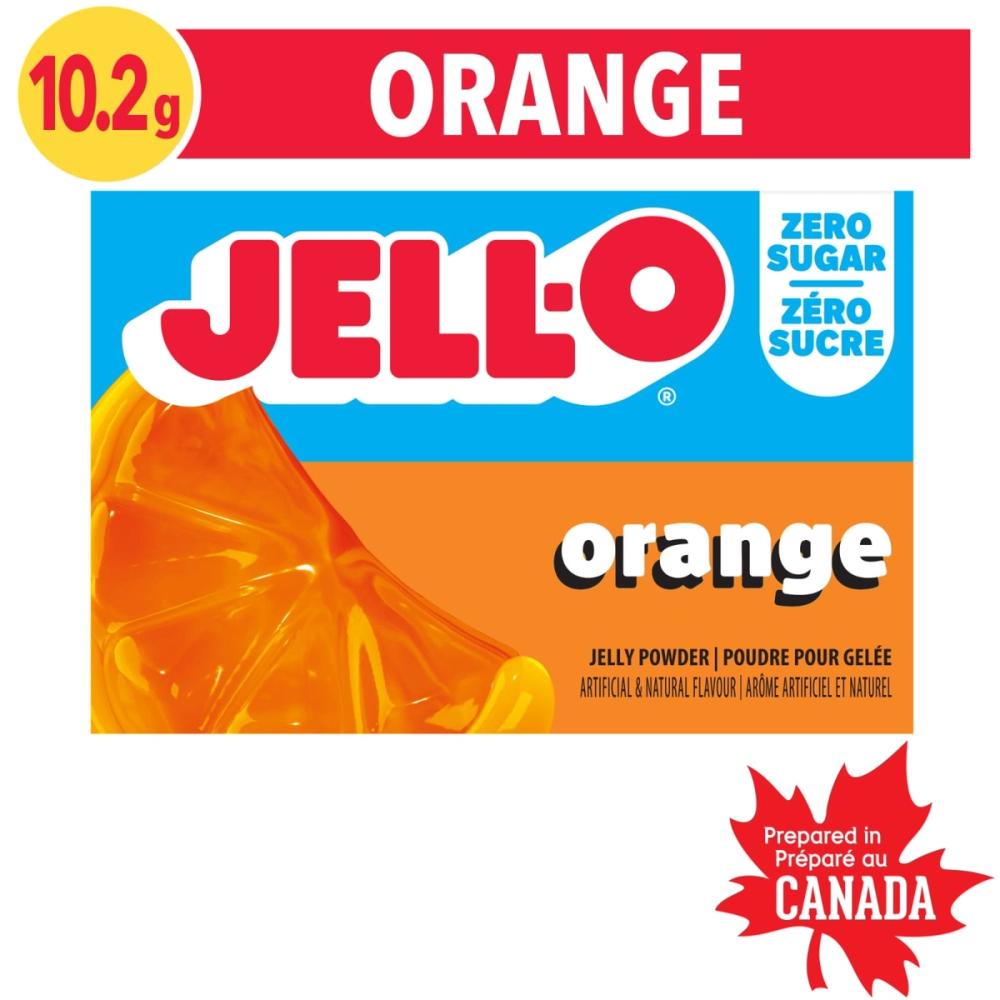 Jell-O Zero Sugar Orange Jelly Powder 10.2g