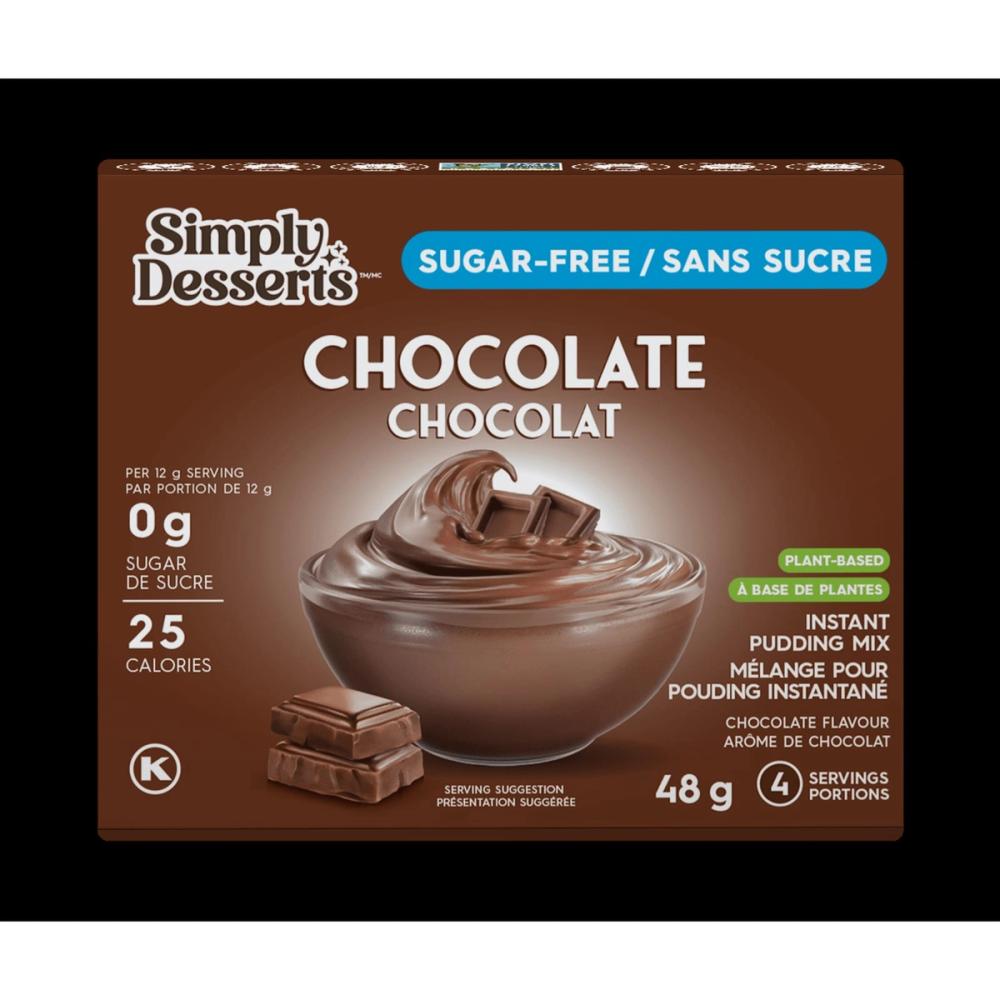 Simply Desserts Sugar-Free Chocolate Instant Pudding Mix 48g