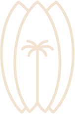 Perth Surf Park logo of sufboards overlayed with palm tree.