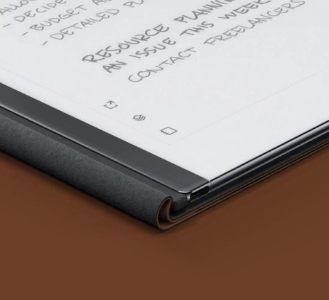 Cropped image of a reMarkable