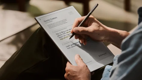 Business Model Workbook in use on a reMarkable Paper Pro