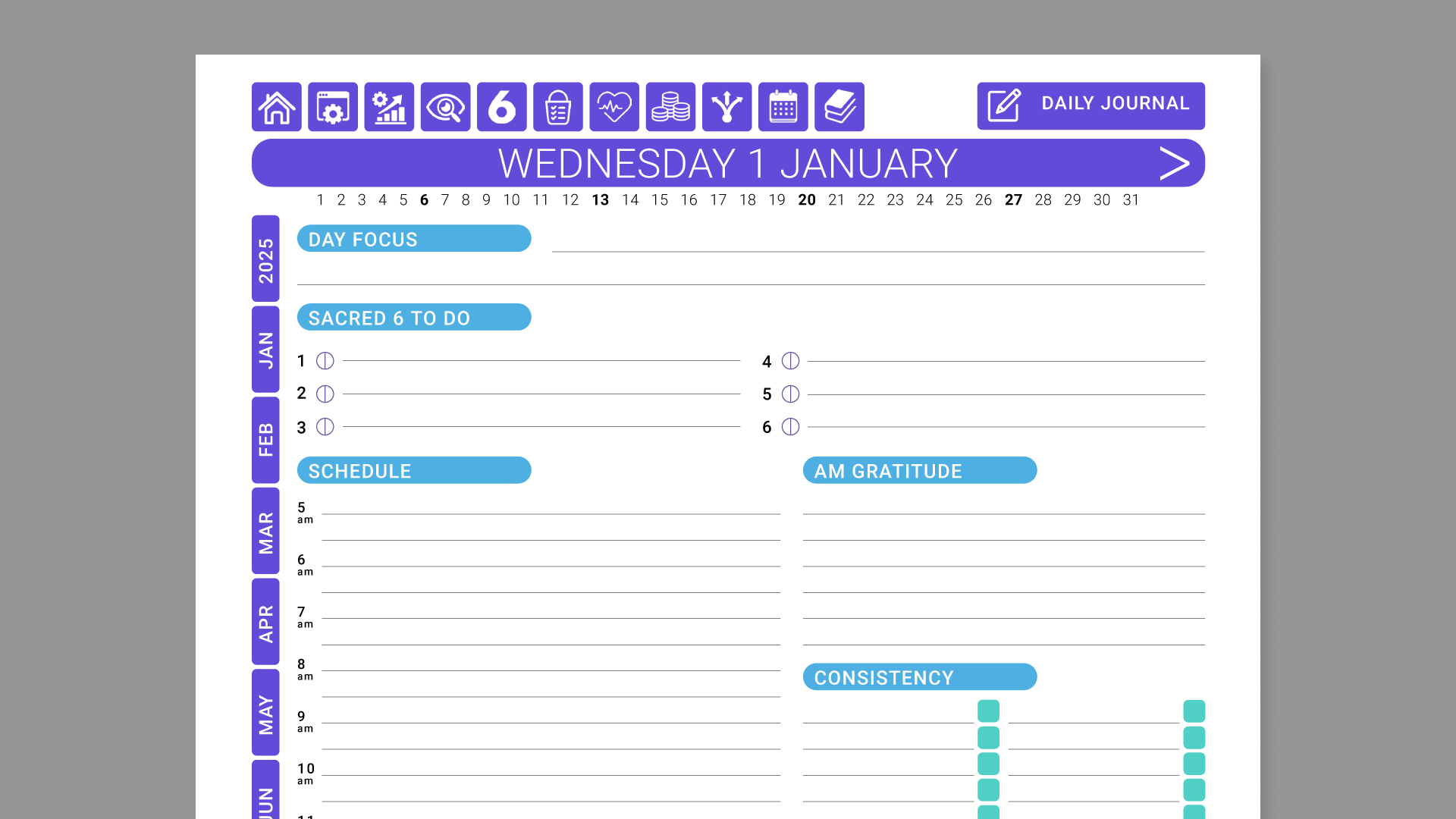 Get It Done - Now! planner from Morning Coach for the reMarkable tablet