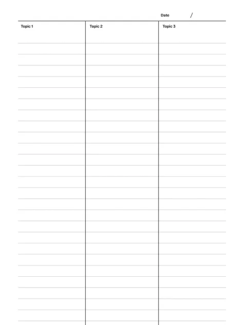 Charting method template for reMarkable tablet
