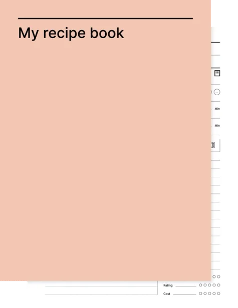 My recipe book from Giuseppe Farina for reMarkable tablet