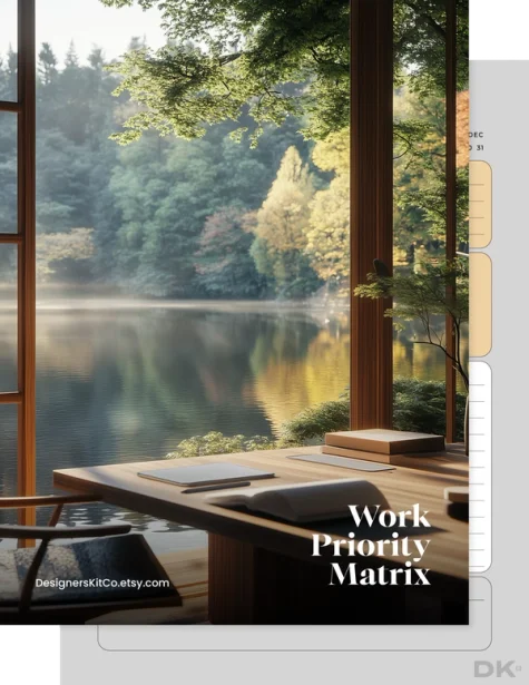 Work priority matrix from DesignersKitCo for reMarkable tablet