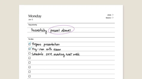 2026 To-do workbook for reMarkable paper tablets