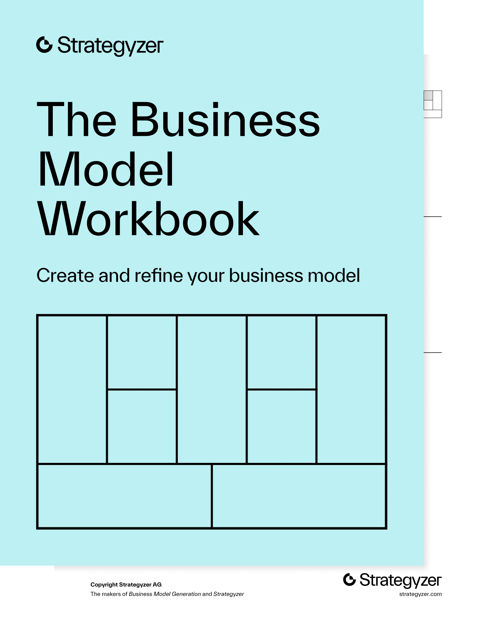 The Business Model Workbook from Strategyzer 