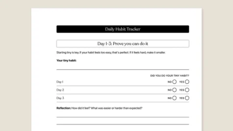 Habit Tracker workbook from Tiimo for reMarkable paper tablets