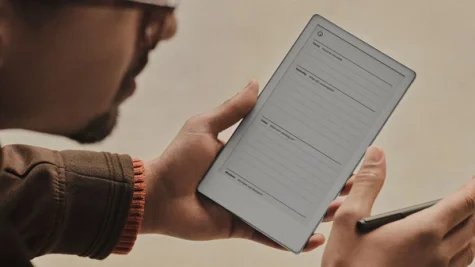 Stand-up template on reMarkable Paper Pro Move