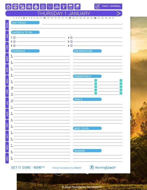 Get It Done - Now! planner from Morning Coach for the reMarkable tablet