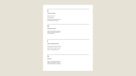 COIN model workbook for reMarkable tablet