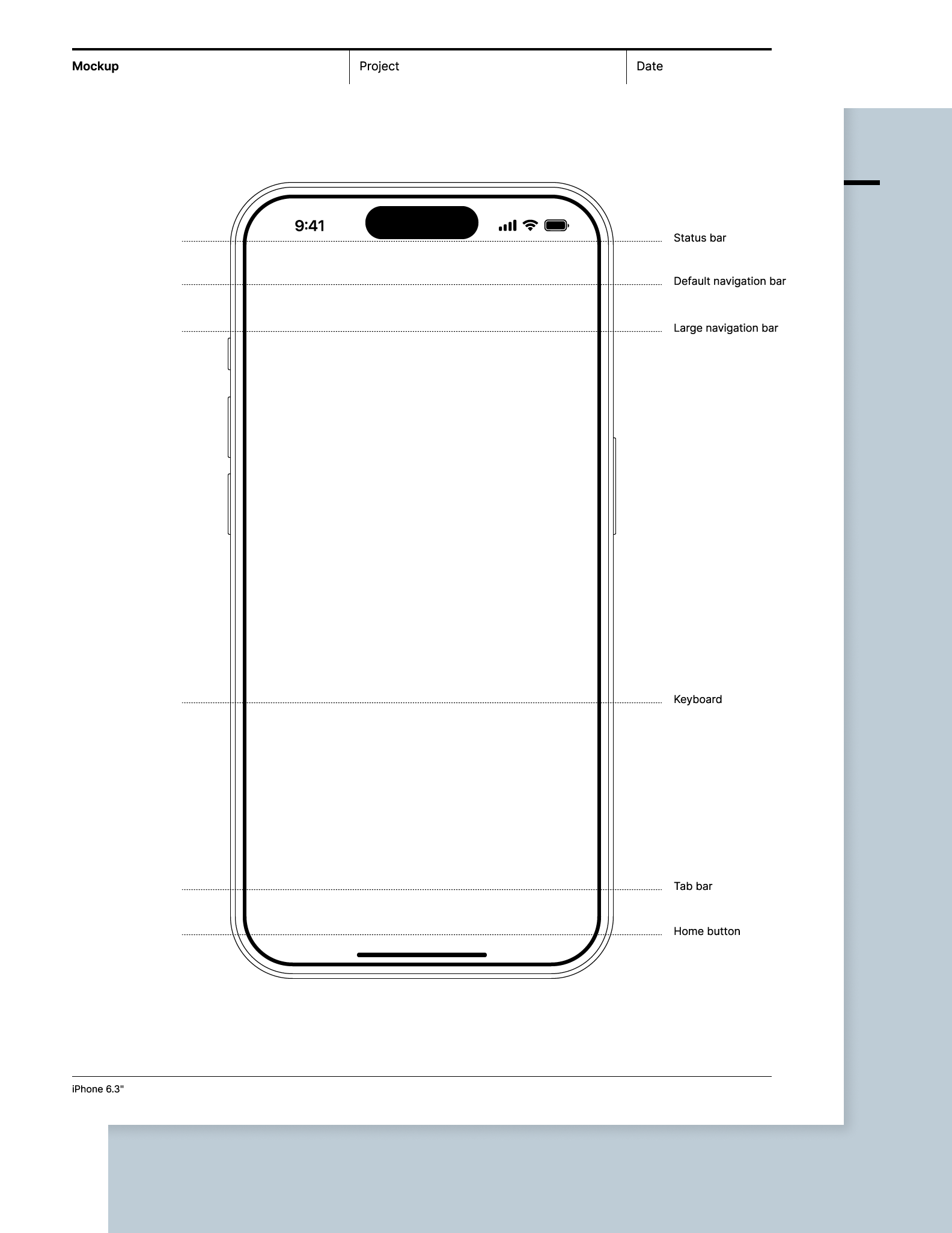 Wireframe sketchbook from Giuseppe Farina for reMarkable tablet