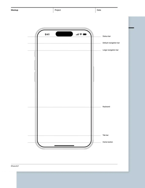 Wireframe sketchbook from Giuseppe Farina for reMarkable tablet