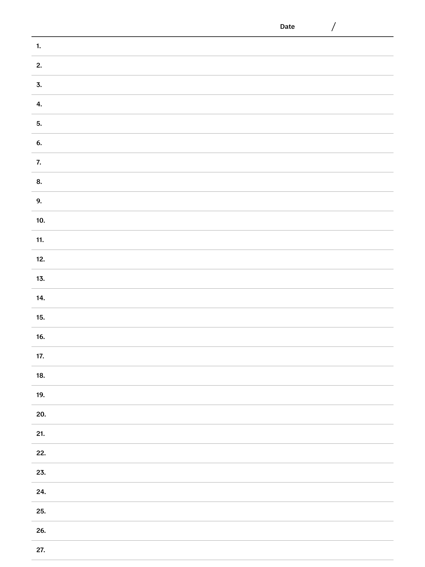 Sentence method template for reMarkable tablet