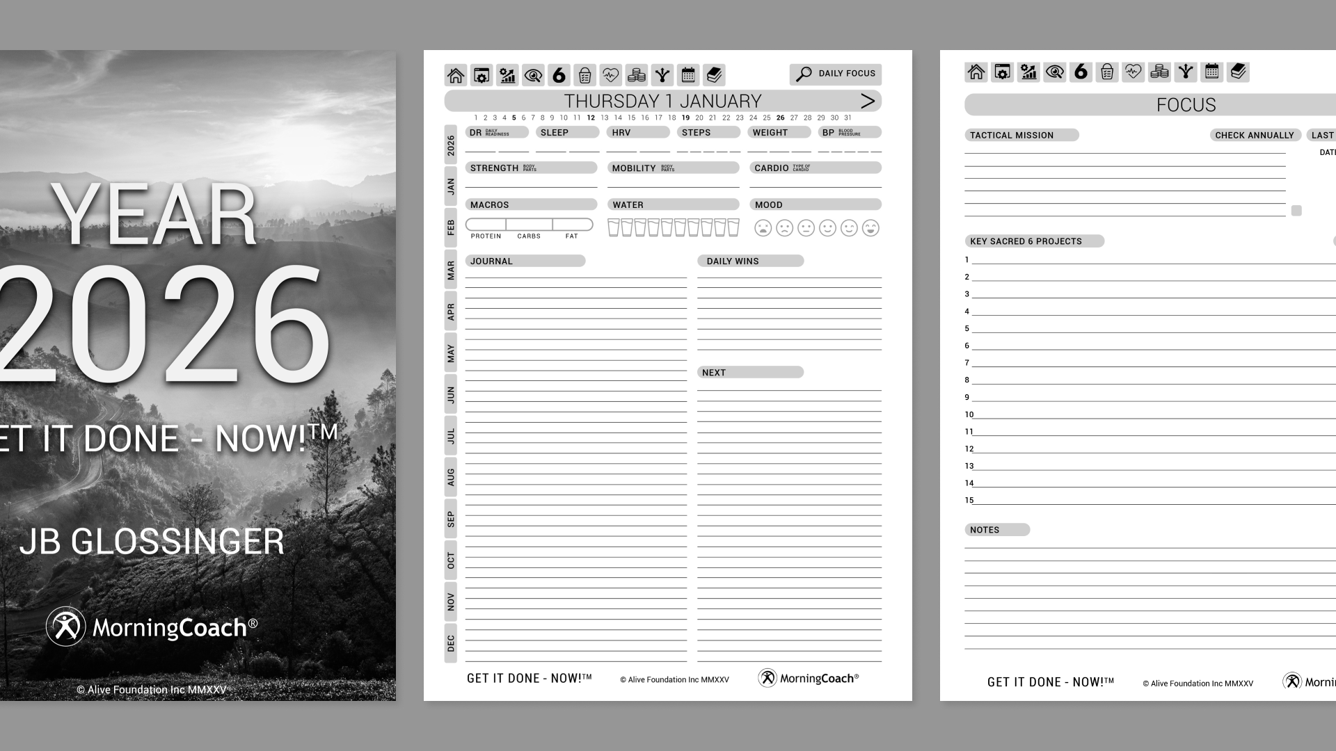 Get It Done - Now! planner from Morning Coach for the reMarkable tablet