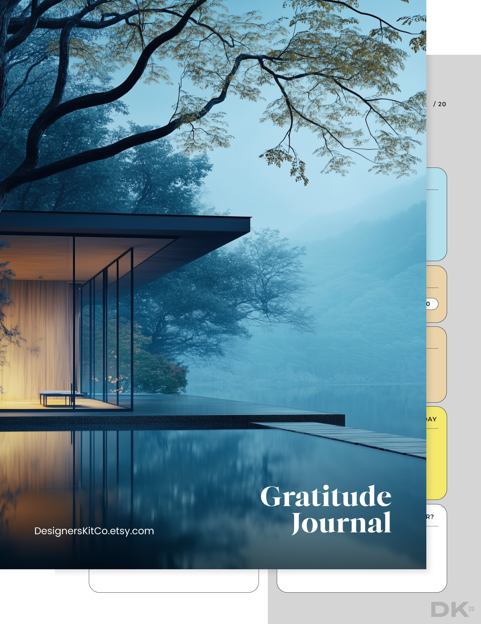 Gratitude journal from DesignersKitCo for reMarkable tablet