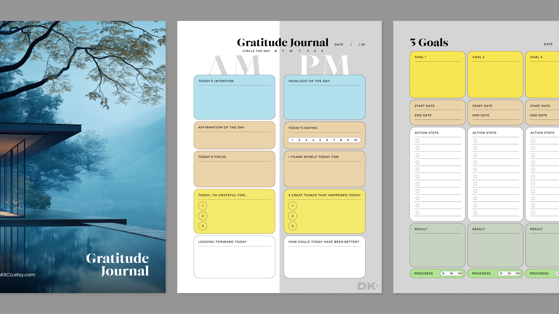 Gratitude journal from DesignersKitCo for reMarkable tablet