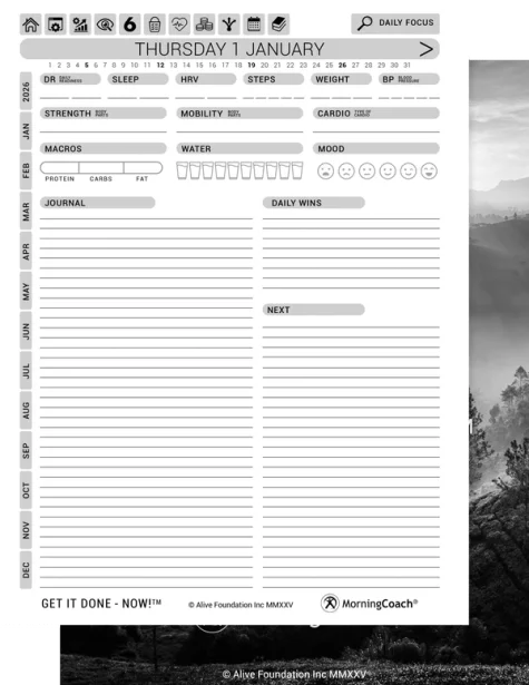 Get It Done - Now! planner from Morning Coach for the reMarkable tablet