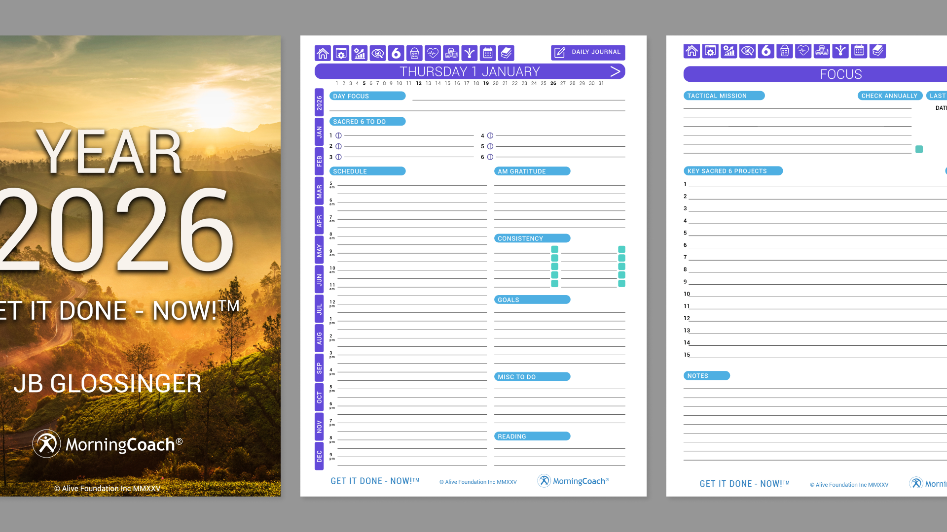 Get It Done - Now! planner from Morning Coach for the reMarkable tablet