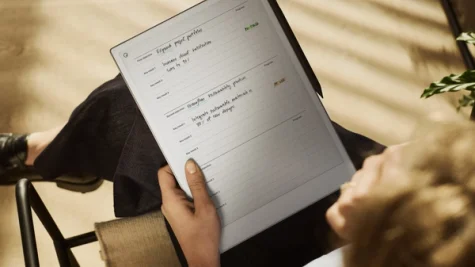 OKR layout template on a reMarkable Paper Pro