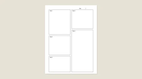 Boxing method template for reMarkable