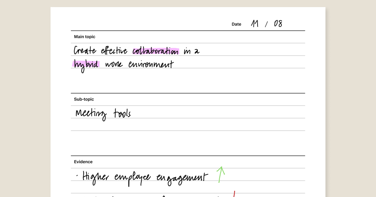 Outline method template reMarkable Methods reMarkable Methods