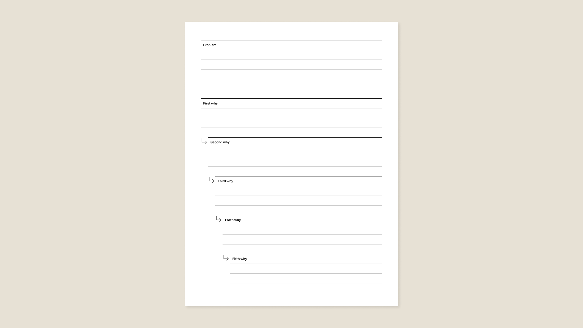 Daily planner template for reMarkable tablet