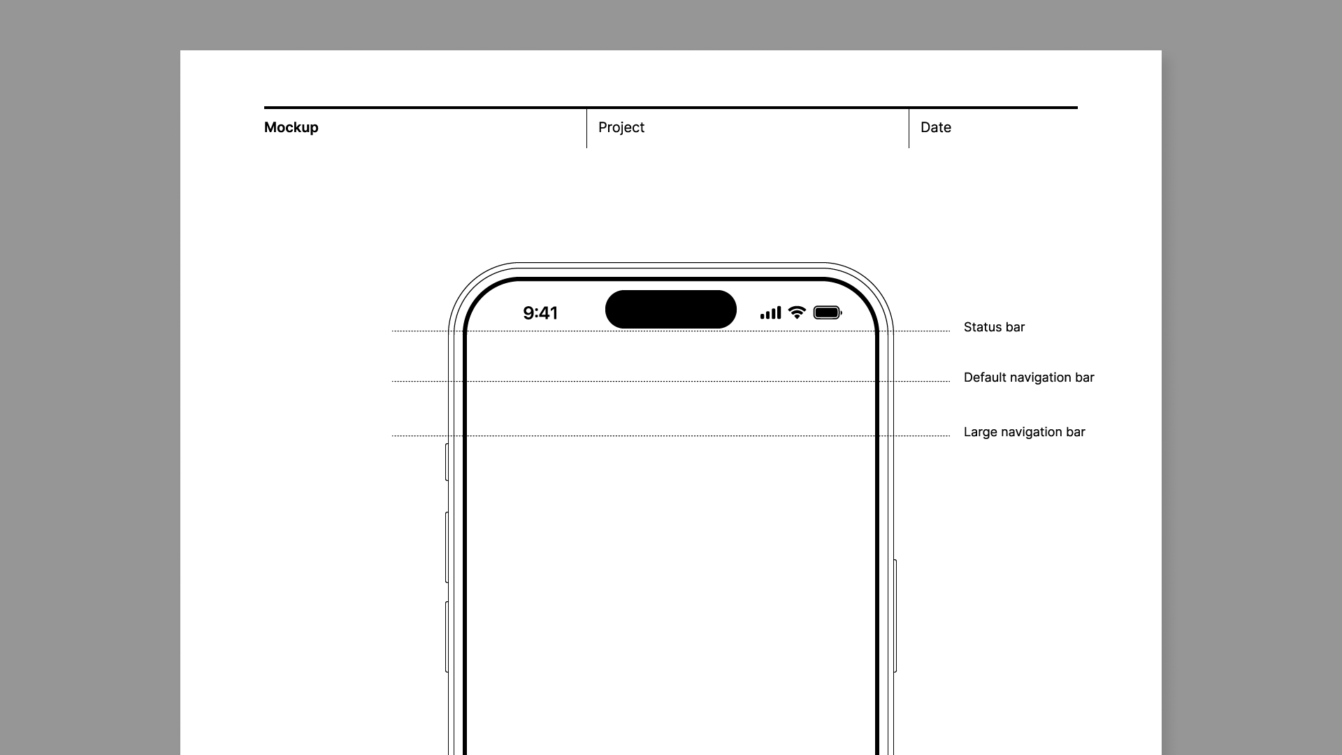 Wireframe sketchbook from Giuseppe Farina for reMarkable tablet