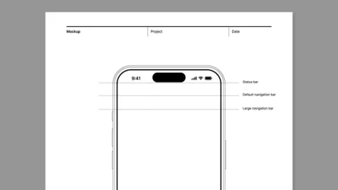 Wireframe sketchbook from Giuseppe Farina for reMarkable tablet