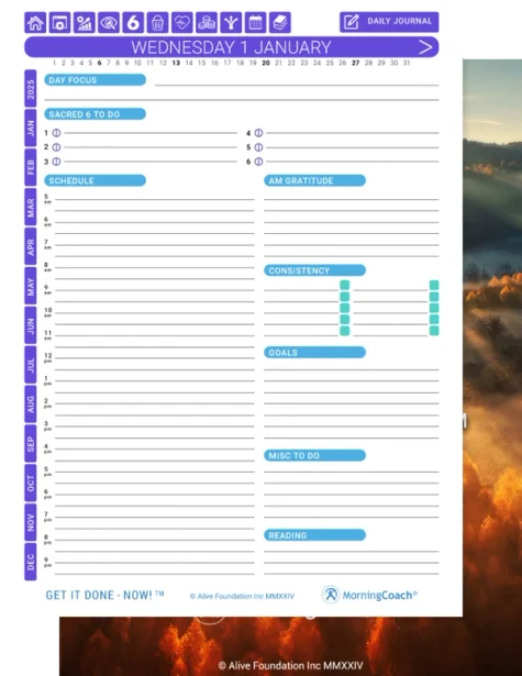 Get It Done - Now! planner from Morning Coach for the reMarkable tablet