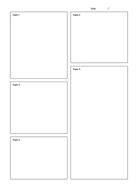 Boxing method template for reMarkable