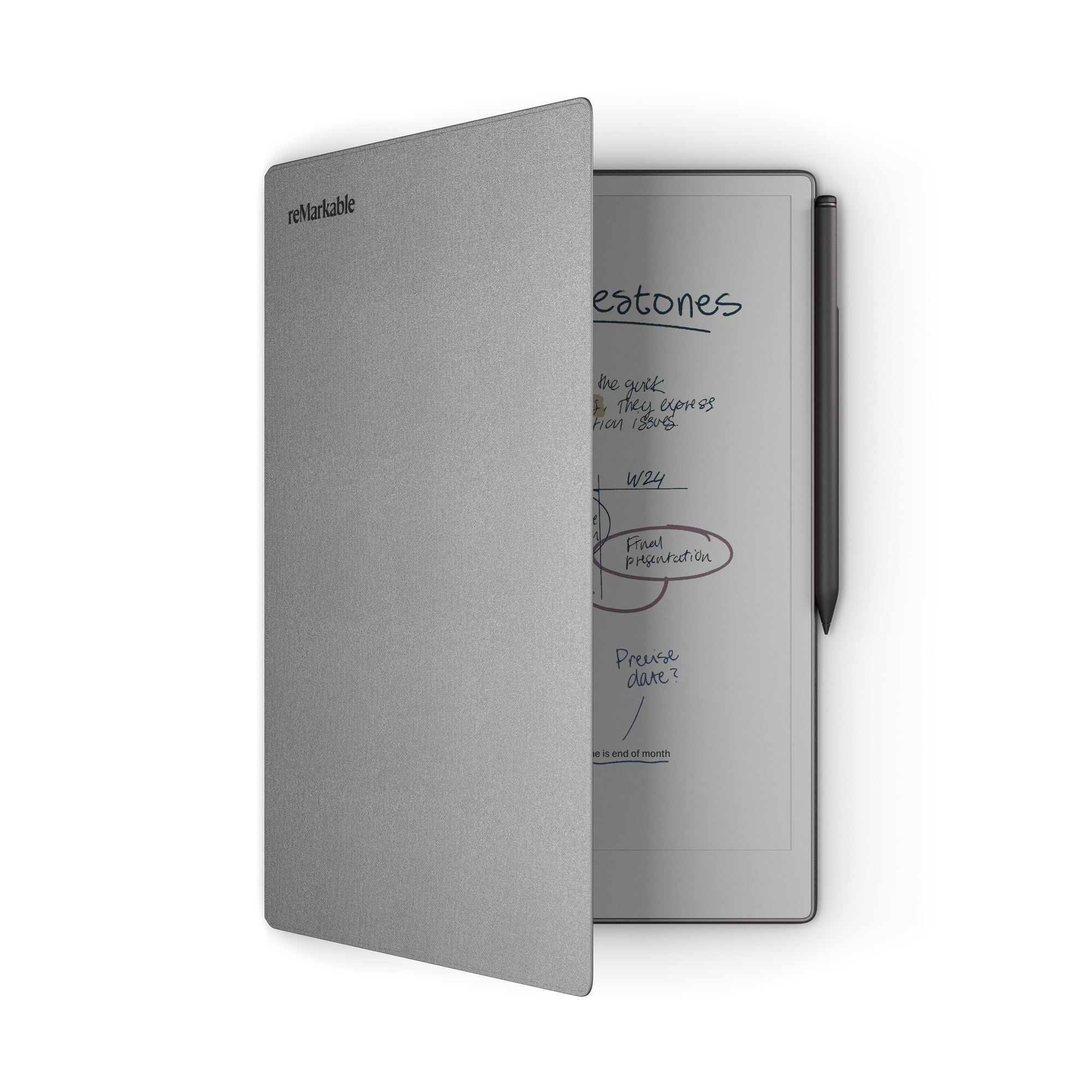 reMarkable Book Folio for Paper Pro (Polymer weave), цвет: Серый — фото 6