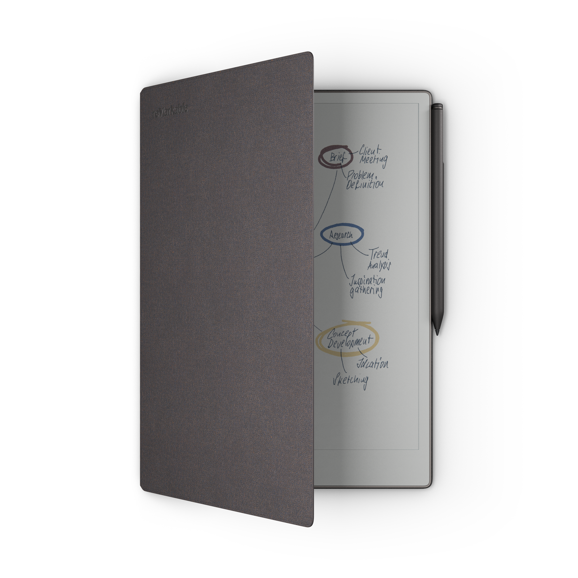 reMarkable Book Folio for Paper Pro (Mosaic weave), цвет: Basalt