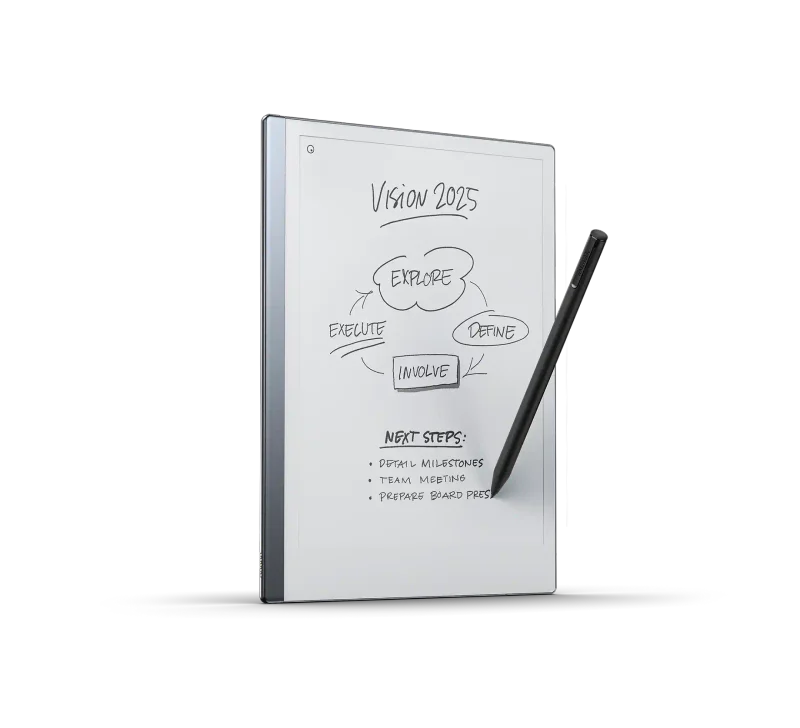 reMarkable 2 with badge