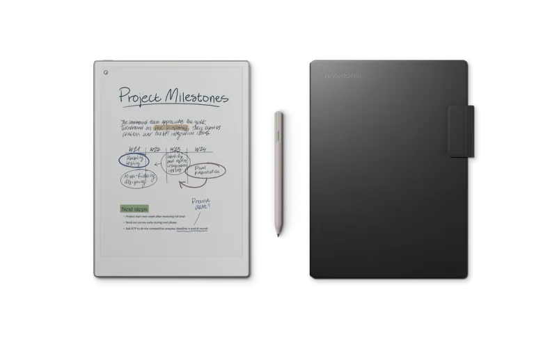 reMarkable Paper Pro - Marker - Book Folio (leather)