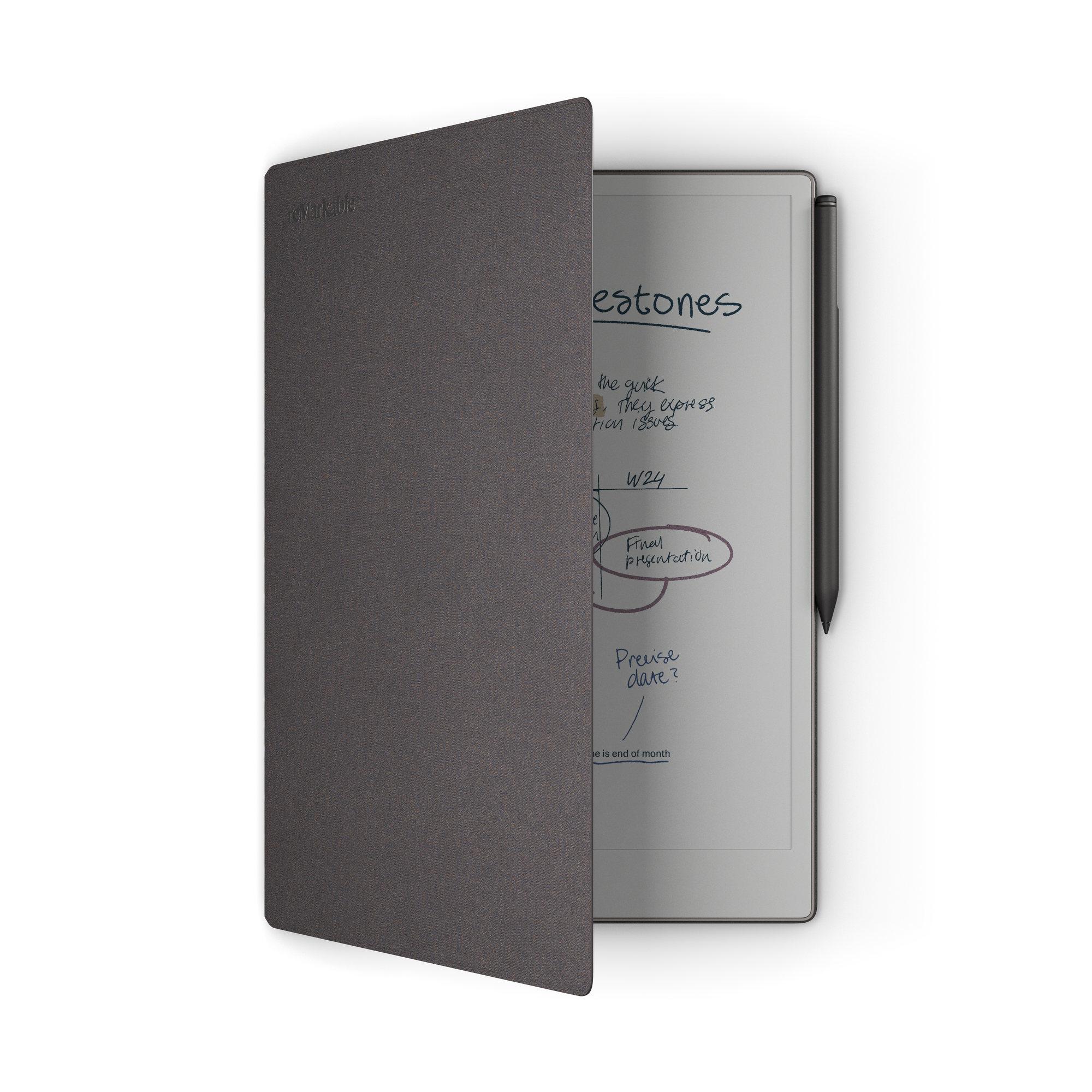 reMarkable Book Folio for Paper Pro (Mosaic weave), цвет: Basalt — фото 6