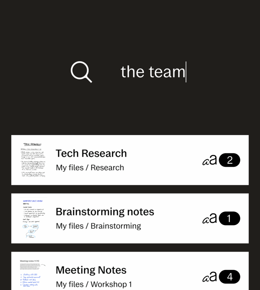 The reMarkable ecosystem shown on three devices: a desktop computer, a reMarkable Paper Pro, and a smartphone. All three screens display the exact same document, demonstrating how the Connect subscription seamlessly syncs content across the desktop and mobile apps.