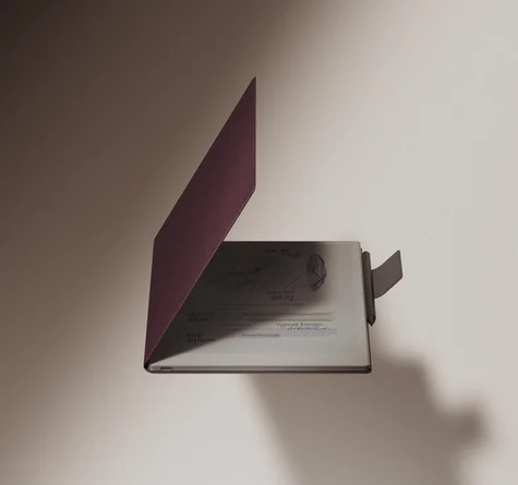 reMarkable Paper Pro tablet displaying handwritten notes and a sketch.